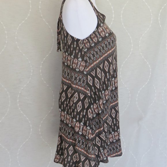 Brown Geometric Print Tunic Tank........225 - Picture 2 of 9